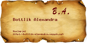 Bottlik Alexandra névjegykártya